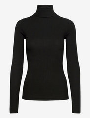 black polo turtleneck