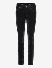 Tompkins Skinny Jean - FLOCKED BLACK