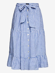 gingham skirt