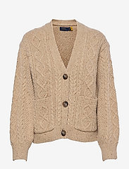 Polo Ralph Lauren - Cable-Knit Buttoned Cardigan - cardigans - light tallow done - 0