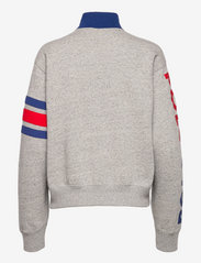 Polo Ralph Lauren - Logo Quarter-Zip Fleece Pullover - sweatshirts - dark vintage heat - 1