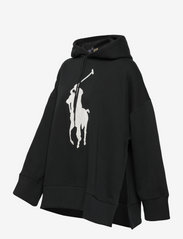 Polo Ralph Lauren - Big Pony Appliqué Fleece Hoodie - hoodies - polo black - 3