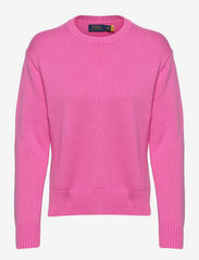 Cotton Crewneck Sweater - MAUI PINK