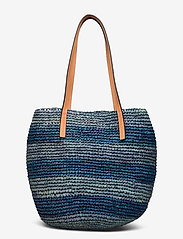 wicker wine tote