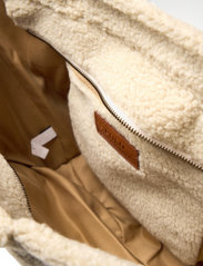 Polo Ralph Lauren - Big Pony Fleece Tote Bag - tote bags - off-white/cuoio - 4
