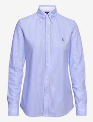 Polo Ralph Lauren Striped Knit Oxford Shirt - Long-sleeved 