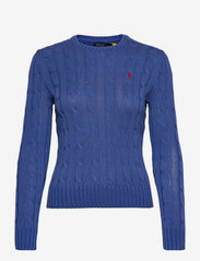 Cable-Knit Cotton Sweater - LIBERTY BLUE