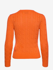 Polo Ralph Lauren - Cable-Knit Cotton Sweater - trøjer - may orange - 1