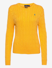 Cable-Knit Cotton Sweater - YELLOWFIN