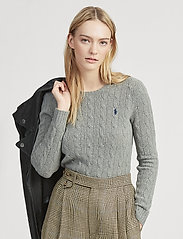 ralph lauren cream cable knit jumper