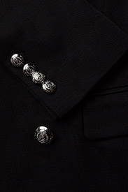 ralph lauren knit double breasted blazer