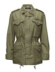 polo ralph lauren twill military jacket