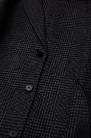 polo ralph lauren glen plaid wool trench