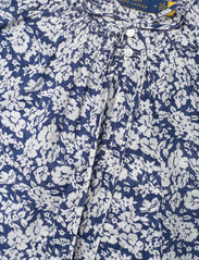 Polo Ralph Lauren - Floral Cotton Blouse - long sleeved blouses - 881 blue cream fl - 2
