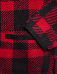 Polo Ralph Lauren - Plaid Merino Wool Cardigan - cardigans - red/black - 3