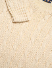 Polo Ralph Lauren - Logo Heart Cable-Knit Cotton Sweater - jumpers - cream - 3