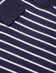 Polo Ralph Lauren - Striped Merino Wool Sweater - jumpers - hunter navy/cream - 2