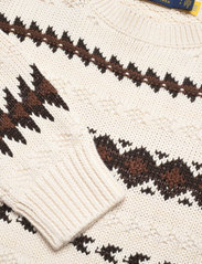 Polo Ralph Lauren - Geometric-Motif Cropped Sweater - jumpers - cream multi - 2