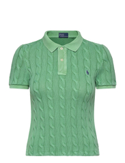 Polera Polo Ralph Lauren Cropped De Lana-Cachemira - Mujer - Blanco - Chile