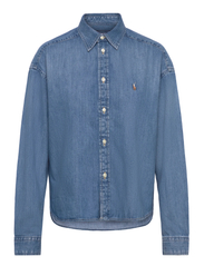 Polo Ralph Lauren Cropped Boxy Denim Shirt (PRW211969457