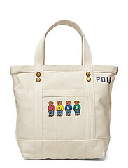 polo bear canvas tote