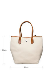 Polo Ralph Lauren - Canvas Large Bellport Tote - tote bags - natural/navy - 5