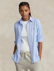 Polo Ralph Lauren Women's Classic Fit Oxford Shirt - Blue - Size 10 - Harbor Island Blue/White