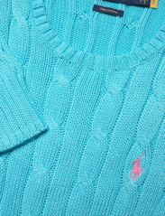 Polo Ralph Lauren - Cable-Knit Cotton Sweater - jumpers - french turquoise - 2