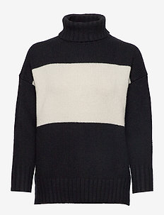 WOOL-LSL-SWT - BLACK/CREAM