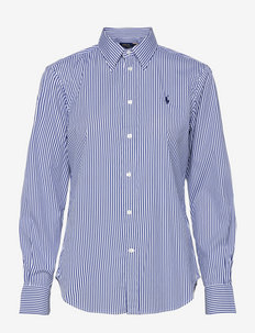 Classic Fit Striped Shirt - long-sleeved shirts - 511a navy/white