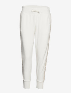 Beaded Side-Stripe Cotton Jogger - sweatpants - nevis