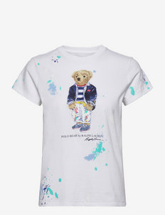 Polo Bear Crewneck Tee - t-shirts - white
