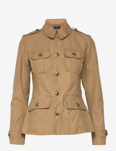 Cotton Twill Surplus Jacket - utility jackets - mill tan