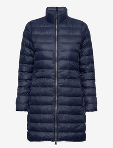 Packable Quilted Taffeta Coat - winter coats - aviator navy