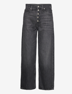 Cropped Wide-Leg Jean - vide jeans - angelou wash