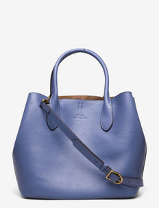Leather Medium Bellport Tote - shoulder bags - capri blue