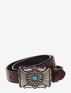 Concho-Plaque-Buckle Belt - CUOIO
