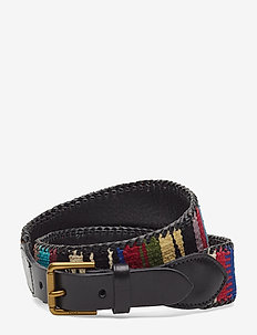 WOVEN THREAD/ LTHR-TAPESTRY WVN-CSL - BLACK MULTI