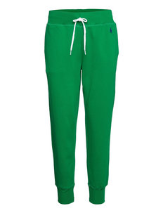 green polo sweatpants