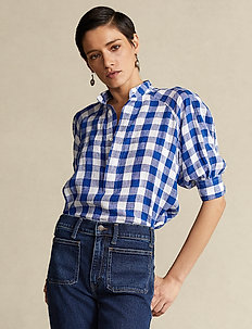 Linen gingham shirt Clearance