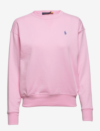 Fleece Pullover - sweatshirts - carmel pink