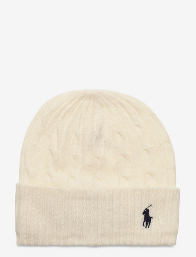 Cable-Knit Wool-Cashmere Hat - luer - cream