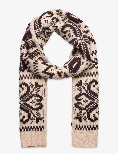 Wool Snowflake Scarf
