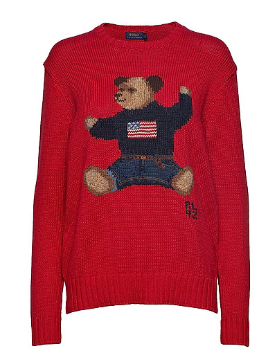 polo bear cotton sweater
