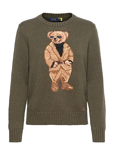 Polo Ralph Lauren Sfri Bear-Classic-Long Sleeve-Sweater - Jumpers |  Boozt.com