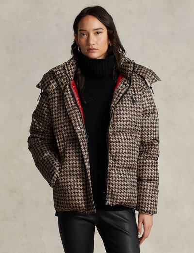 Polo Ralph Lauren Water-repellent Houndstooth Down Coat - 499 €. Buy Padded  Coats from Polo Ralph Lauren online at . Fast delivery and easy  returns