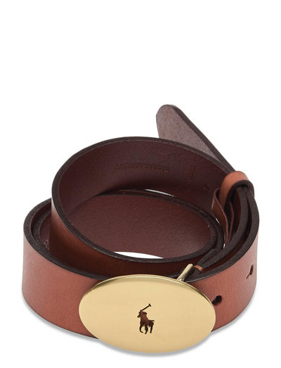 Polo Ralph Lauren Polo Id Oval-buckle Calfskin Belt - Belts | Boozt.com