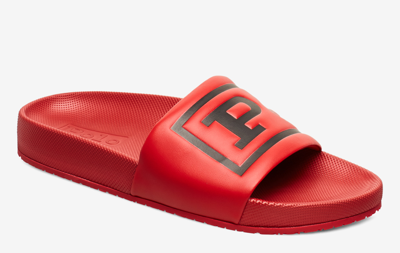 womens ralph lauren sliders