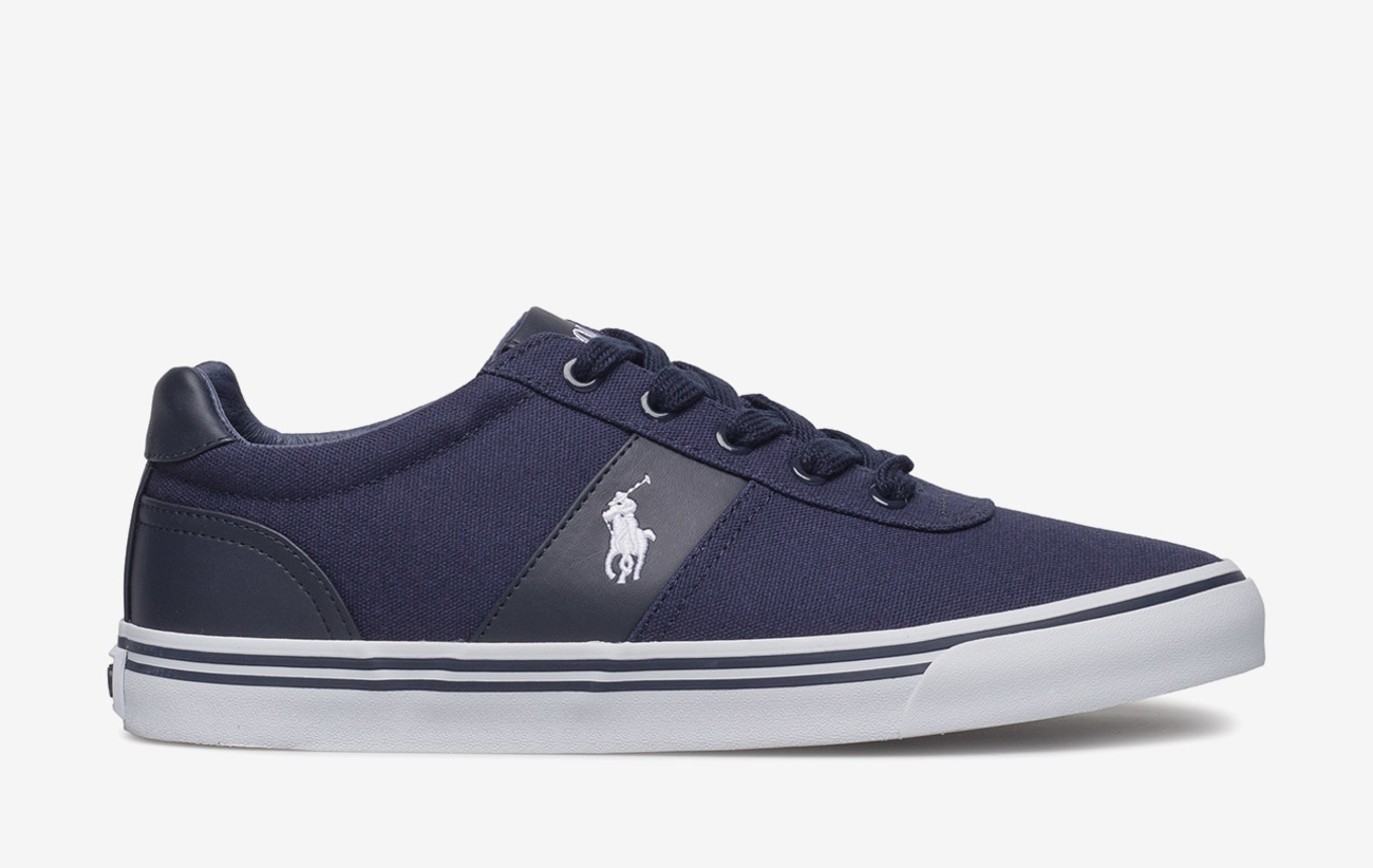 ralph lauren hanford canvas trainers navy
