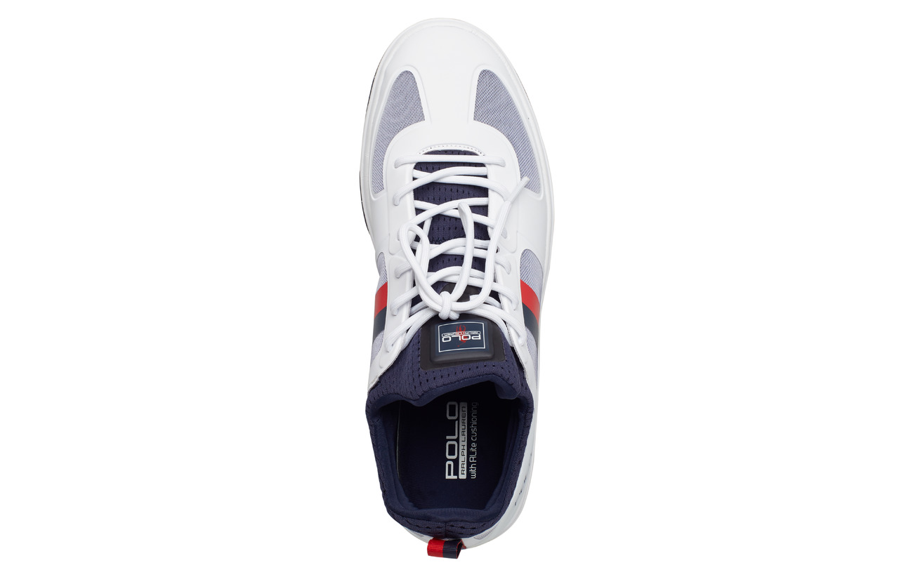 Lauren Sneakerpure Court Mesh Ralph 200 White frenchPolo QsdCthrx
